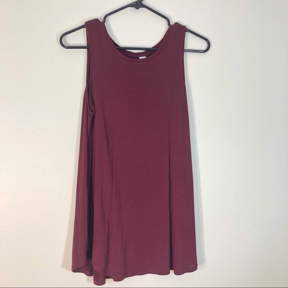 Soft Burgundy Tank Top